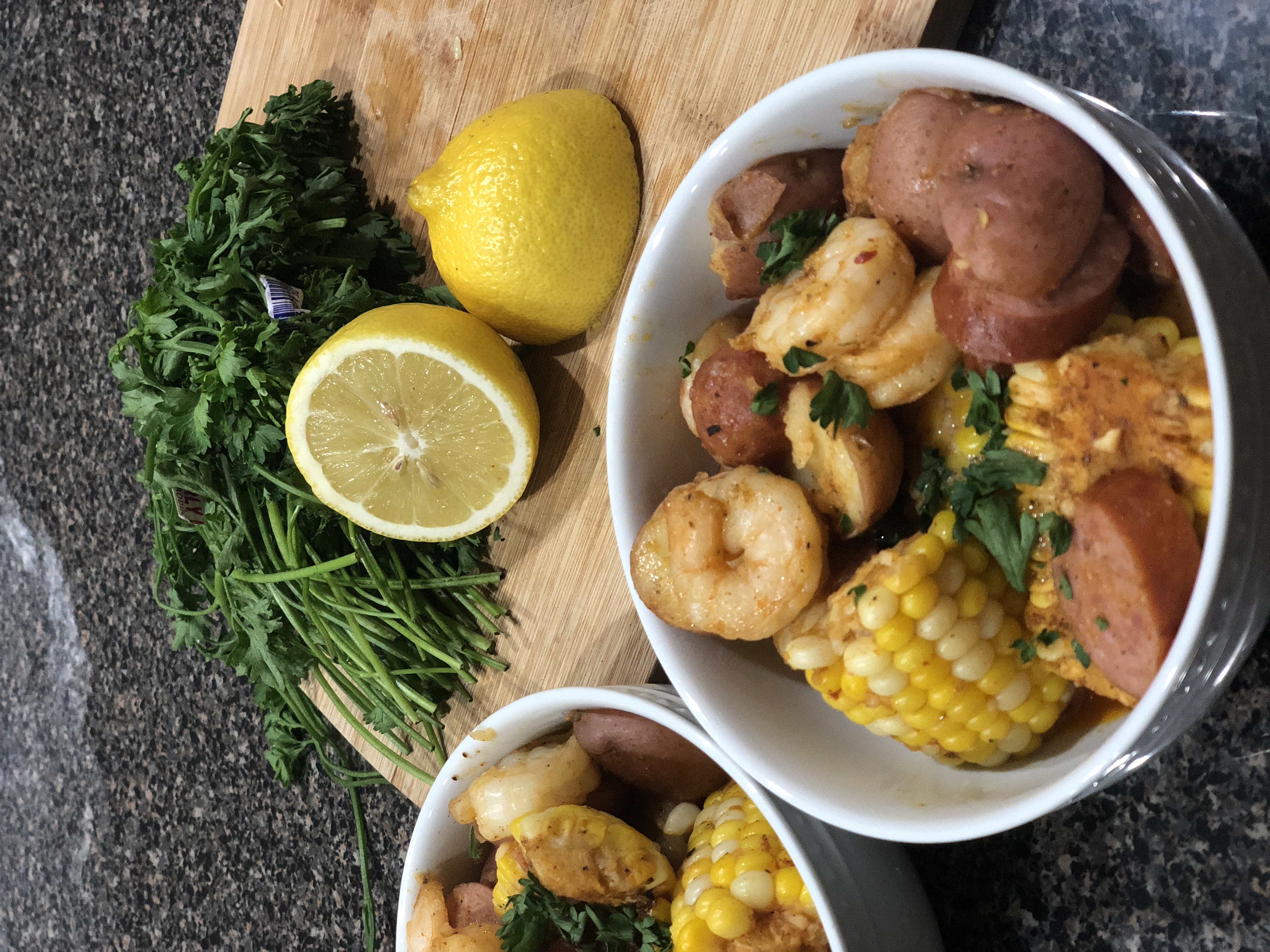 What I Cooked Last Week - Shrimp Boil Packets