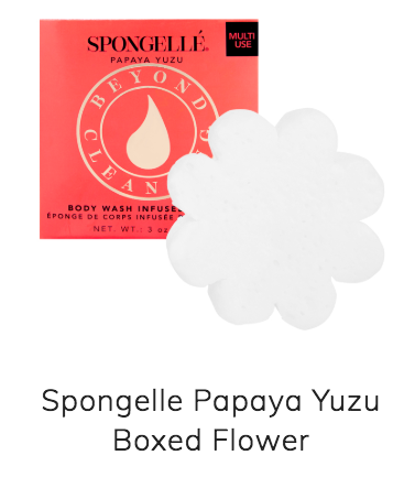 Spongelle Papaya Yuzu Boxed Flower - Lifeonthesimpleside